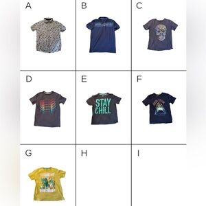 Various Brands bundle Boys 7-8yrs Tee shirts in great condition bundle 7 items!